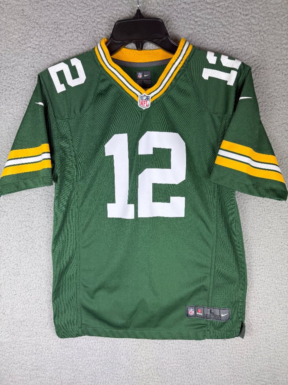 Aaron Rodgers Green Bay Packers Nike On Field Youth Size L 14/16 NFL
